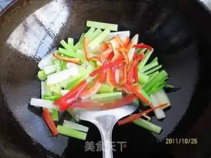 Make Celery Mountain step 6