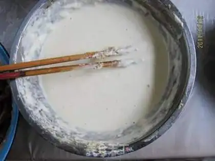 Make Blow up the leg shrimp step 1