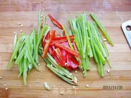 Make A pepper belly step 1