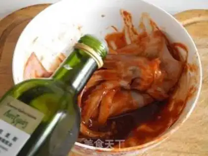 Make Roasted squid with olive salad step 2