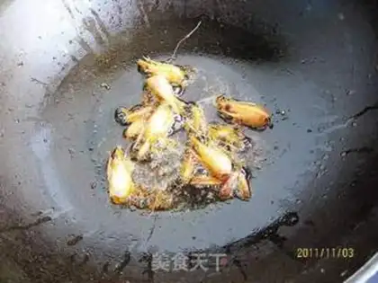 Make Shrimp balls and fried rice step 6
