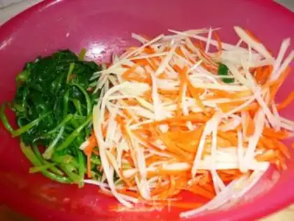 Make Vegetable rolls step 3