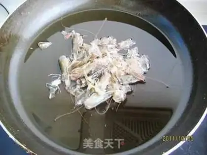 Make Homemade shrimp oil step 2