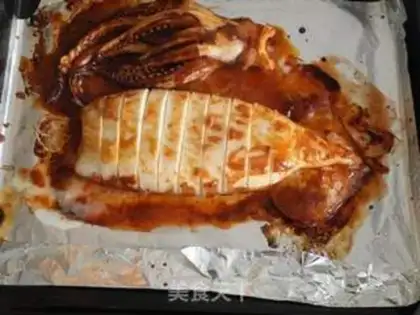 Make Roasted squid with olive salad step 10
