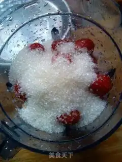 Make Strawberry sauce step 1