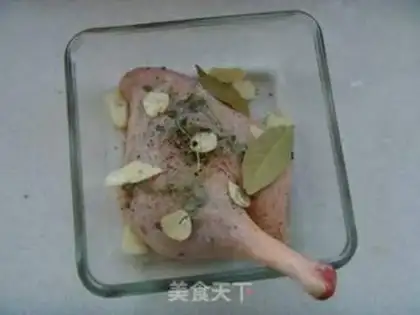 Make Oiled duck leg step 1
