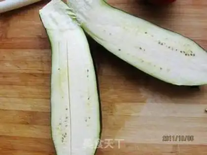 Make Garlic grilled eggplant step 0