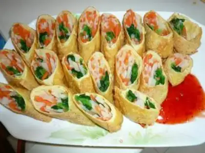Make Vegetable rolls step 7