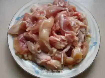Make Chicken stew mushrooms step 2