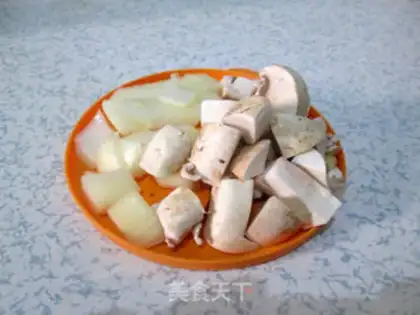 Make Black pepper apple beef step 2