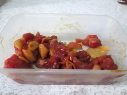 Make Black pepper apple beef step 3