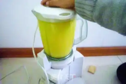 Make Ice cream orange juice step 3