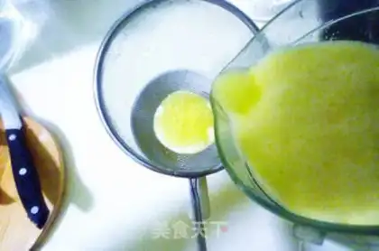 Make Ice cream orange juice step 4