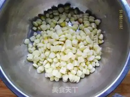 Make Corn apple juice step 1