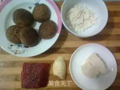 Make The mushroom pearls step 0