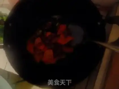 Make Orchid fried sausage step 3