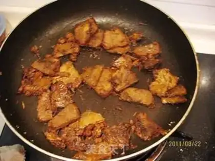 Make Curry beef jerky step 2