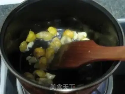 Make Chestnut rice step 2