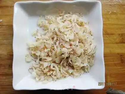 Make Shrimp burrito step 1