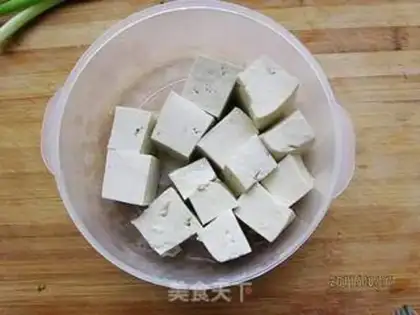 Make Tofu soup step 0