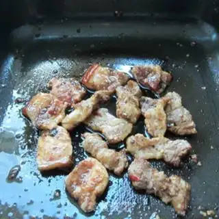Make Spicy red meat step 2