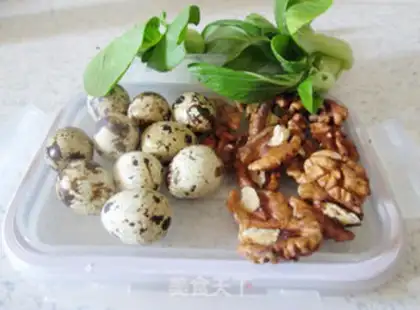 Make A quail egg for peaches step 0