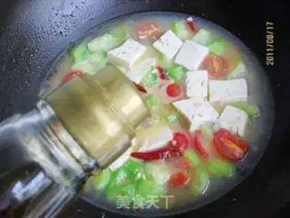 Make Tofu soup step 6