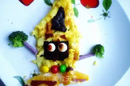 Make Eggcake house card step 5