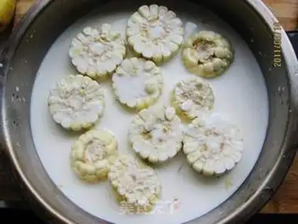 Make Milky corn step 2