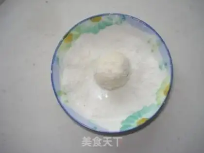 Make Protein coconut ball step 7
