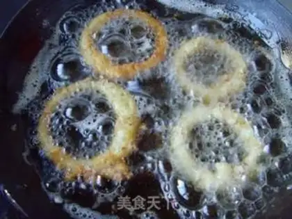 Make Onion rings step 4