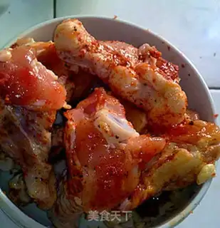 Make Fry wings with butter sauce step 1