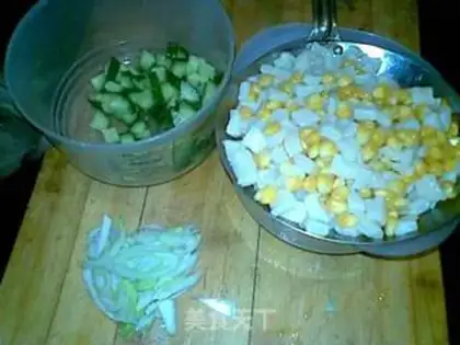 Make Corn bumps step 0