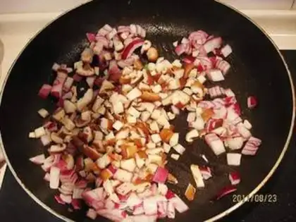 Make Pork-covered rice step 7