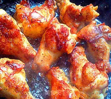 Make Fry wings with butter sauce step 6