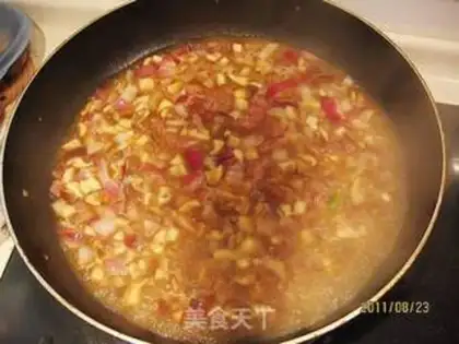 Make Pork-covered rice step 8