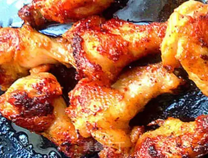 Make Fry wings with butter sauce step 7