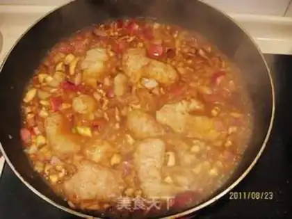Make Pork-covered rice step 9