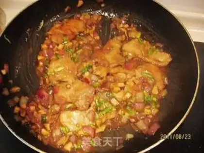 Make Pork-covered rice step 11