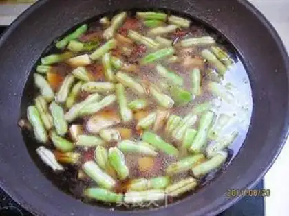 Make Potato fried beans step 4