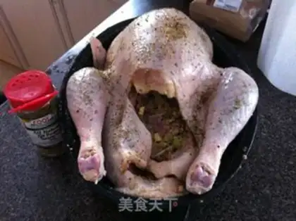 Make Christmas Night turkey step 5