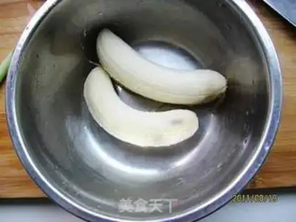 Make Banana sesame pancakes step 0