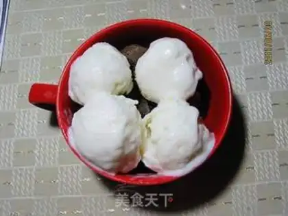Make Coffee vanilla ice cream step 4