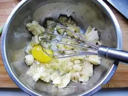 Make Banana sesame pancakes step 1