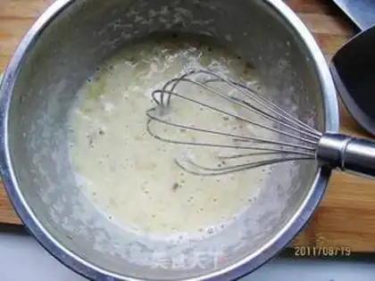 Make Banana sesame pancakes step 2