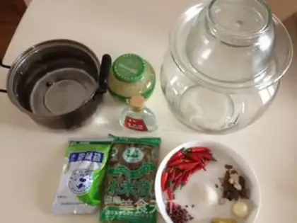 Make Sichuan pickles step 0