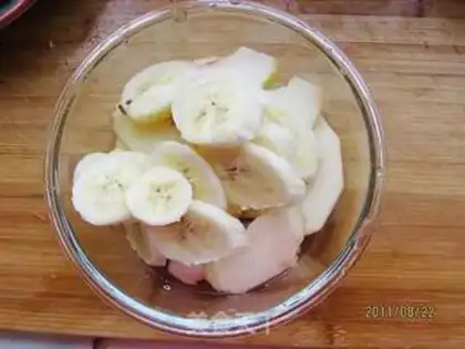 Make Banana platter step 2
