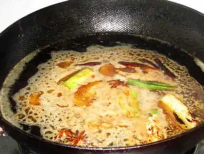 Make Fish-head hotpot step 15