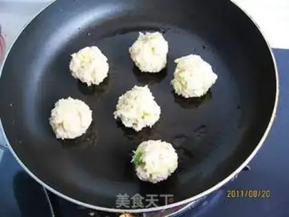 Make Onion ham mashed potatoes step 5