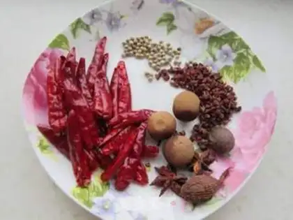 Make Spicy chicken pan step 8